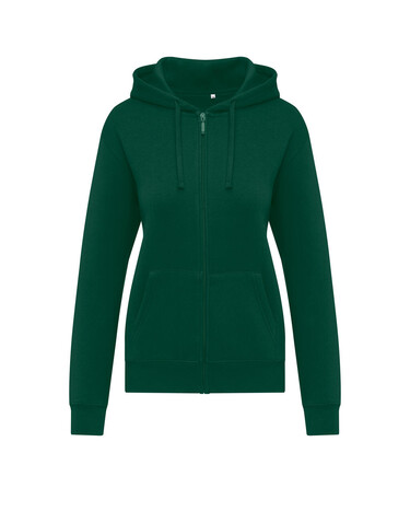 SG Originals Hooded Full Zip Women, Bottle Green, 2XL bedrucken, Art.-Nr. 217525407