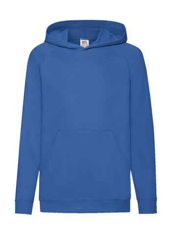 Fruit of the Loom Kids` Lightweight Hooded Sweat, Royal, 128 (7-8) bedrucken, Art.-Nr. 218013005 Fruit of the Loom Kids` Lightweight Hooded Sweat, Royal, 128 (7-8) bedrucken, Art.-Nr. 218013005