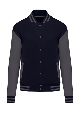 SG Originals Varsity Jacket Kids, Dark Black/Grey, 140 (9-10/XL) bedrucken, Art.-Nr. 218521526