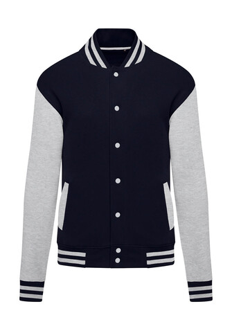 SG Originals Varsity Jacket Kids, Dark Black/Light Oxford, 116 (5-6/M) bedrucken, Art.-Nr. 218521544