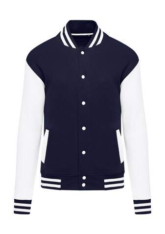 SG Originals Varsity Jacket Kids, Navy/Snowwhite, 140 (9-10/XL) bedrucken, Art.-Nr. 218522506