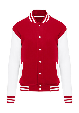 SG Originals Varsity Jacket Kids, Red/Snowwhite, 116 (5-6/M) bedrucken, Art.-Nr. 218524524