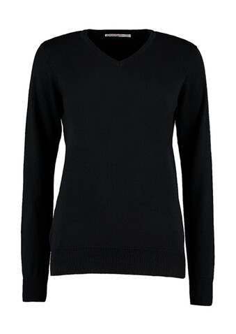 Kustom Kit Women`s Classic Fit Arundel Sweater, Black, XL bedrucken, Art.-Nr. 219111016