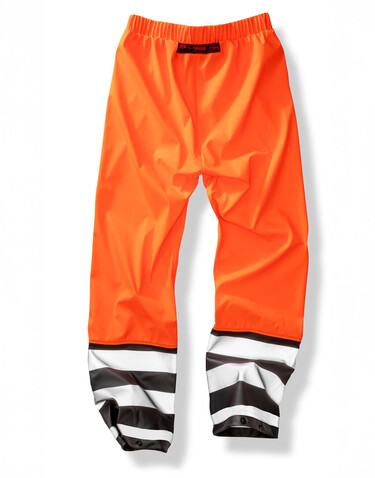 Result Heavy Duty Prism Pu Safe/Dry Trouser, Fluorescent Orange/Black, 2XL bedrucken, Art.-Nr. 219334786