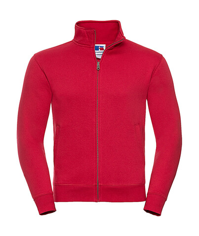 Russell Europe Men`s Authentic Sweat Jacket, Classic Red, XS bedrucken, Art.-Nr. 220004012
