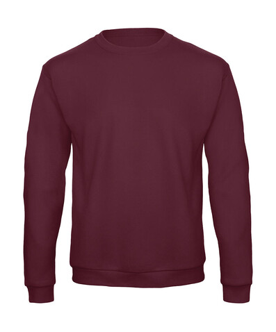 B &amp; C ID.202 50/50 Sweatshirt Unisex, Burgundy, L bedrucken, Art.-Nr. 220424485
