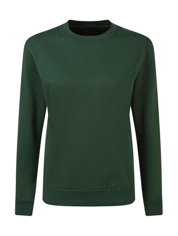 SG Crew Neck Sweatshirt Women, Bottle Green, L bedrucken, Art.-Nr. 220525405