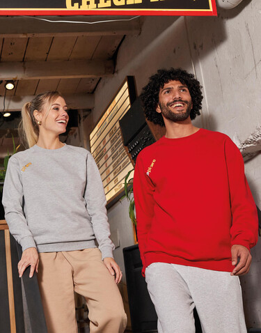 SG Crew Neck Sweatshirt Women, Red, XS bedrucken, Art.-Nr. 220524002