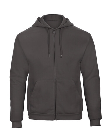 B &amp; C ID.205 50/50 Hooded Full Zip Sweat Unisex, Anthracite, S bedrucken, Art.-Nr. 222421403