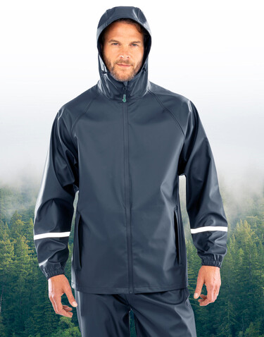 Result Prism Pu Waterproof Jacket, Navy, 2XL bedrucken, Art.-Nr. 223332006