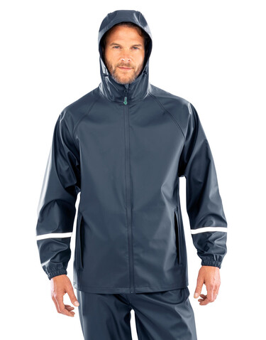 Result Prism Pu Waterproof Jacket, Black, 4XL bedrucken, Art.-Nr. 223331018