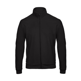 B &amp;amp; C ID.206 50/50 Full Zip Sweat Unisex, Black, XS bedrucken, Art.-Nr. 223421012