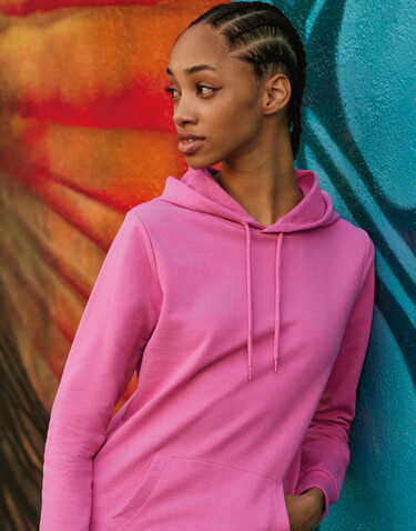 B &amp; C #Hoodie /women French Terry, White, XS bedrucken, Art.-Nr. 227420002