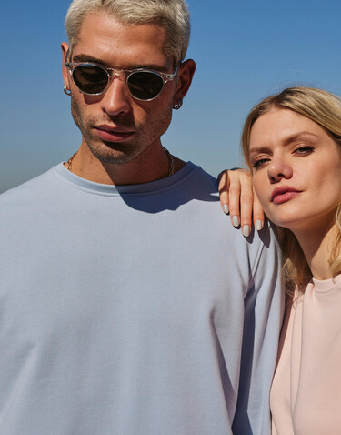 B &amp; C Inspire Crew Neck, White, XS bedrucken, Art.-Nr. 228420002