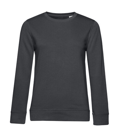 B &amp; C Inspire Crew Neck /women, Asphalt, S bedrucken, Art.-Nr. 229421083