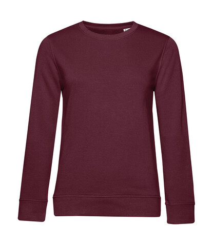 B &amp; C Inspire Crew Neck /women, Burgundy, 2XL bedrucken, Art.-Nr. 229424487
