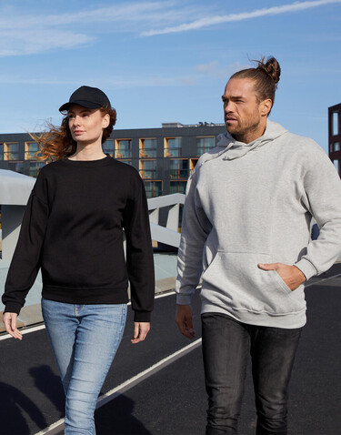 SG Unisex Crew Sweat, Heather Grey, L bedrucken, Art.-Nr. 235521233