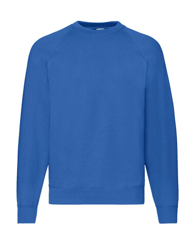Fruit of the Loom Classic Raglan Sweat, Royal, M bedrucken, Art.-Nr. 237013004
