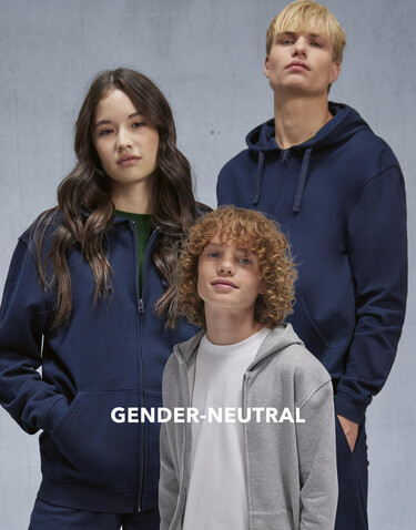 B &amp; C ID.334 Zip Hood, Black, XS bedrucken, Art.-Nr. 238421011