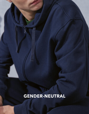 B &amp; C ID.334 Zip Hood, Black, XS bedrucken, Art.-Nr. 238421011