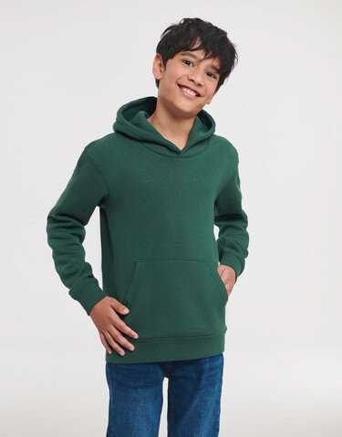 Russell Europe Kids` Authentic Hooded Sweat, Classic Red, M (116/5-6) bedrucken, Art.-Nr. 239004014