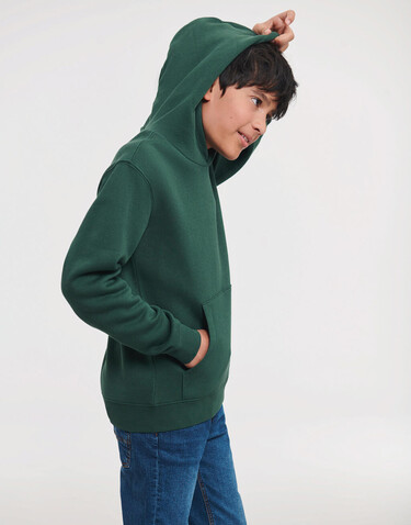 Russell Europe Kids` Authentic Hooded Sweat, Classic Red, M (116/5-6) bedrucken, Art.-Nr. 239004014