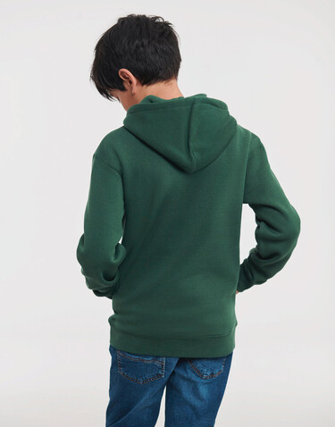 Russell Europe Kids` Authentic Hooded Sweat, Classic Red, M (116/5-6) bedrucken, Art.-Nr. 239004014