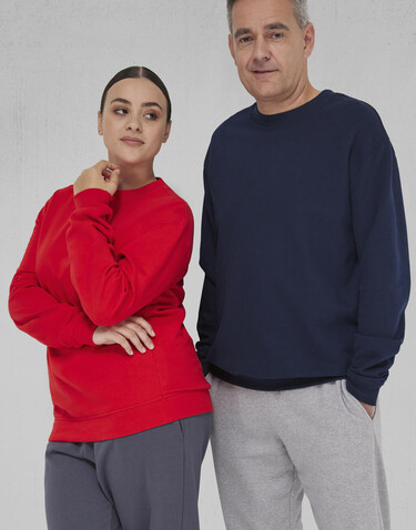 B &amp; C ID.222 Crew, White, XS bedrucken, Art.-Nr. 239420001