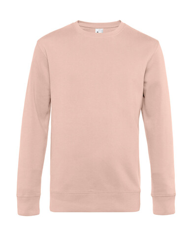 B &amp; C KING Crew Neck, Soft Rose, L bedrucken, Art.-Nr. 242424375