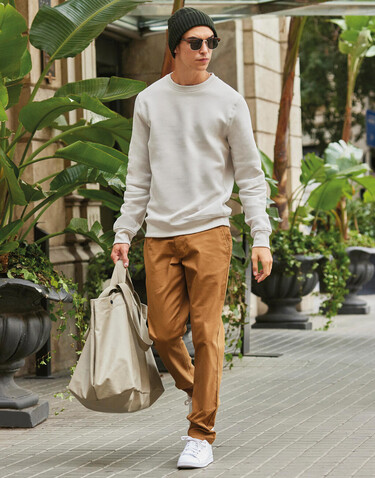 B &amp; C KING Crew Neck, Aqua Green, S bedrucken, Art.-Nr. 242425083