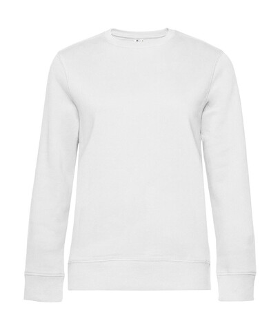 B &amp; C QUEEN Crew Neck, White, M bedrucken, Art.-Nr. 243420004