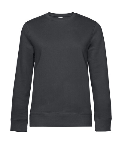 B &amp; C QUEEN Crew Neck, Asphalt, XS bedrucken, Art.-Nr. 243421082