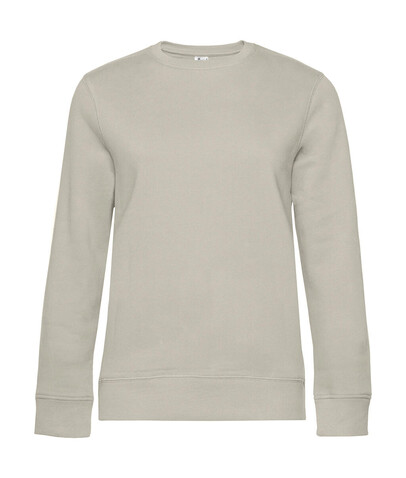 B &amp; C QUEEN Crew Neck, Grey Fog, M bedrucken, Art.-Nr. 243421164