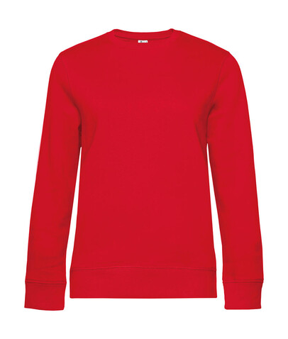 B &amp; C QUEEN Crew Neck, Red, 2XL bedrucken, Art.-Nr. 243424007