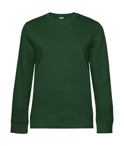 B &amp; C QUEEN Crew Neck, Bottle Green, S bedrucken, Art.-Nr. 243425403