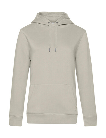 B &amp; C QUEEN Hooded, Grey Fog, L bedrucken, Art.-Nr. 245421165