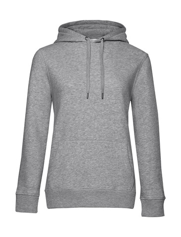 B &amp; C QUEEN Hooded, Heather Grey, XL bedrucken, Art.-Nr. 245421236