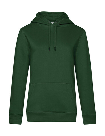 B &amp; C QUEEN Hooded, Bottle Green, S bedrucken, Art.-Nr. 245425403