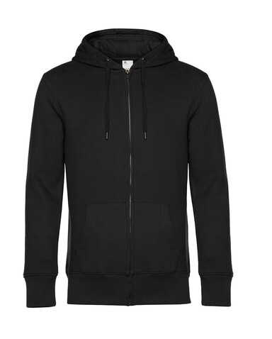 B & C KING Zipped Hood, Black Pure, M bedrucken, Art.-Nr. 246421064 B & C KING Zipped Hood, Black Pure, M bedrucken, Art.-Nr. 246421064