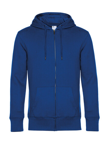B &amp; C KING Zipped Hood, Royal, 2XL bedrucken, Art.-Nr. 246423007