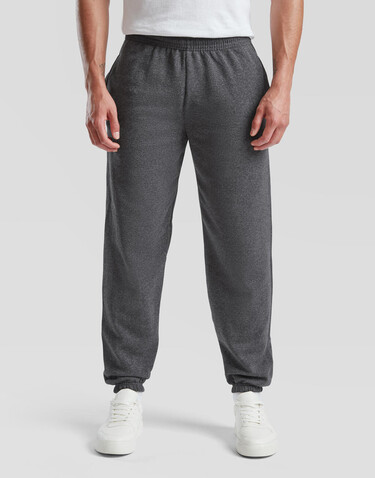 Fruit of the Loom Classic Elasticated Cuff Jog Pants, Black, M bedrucken, Art.-Nr. 247011014