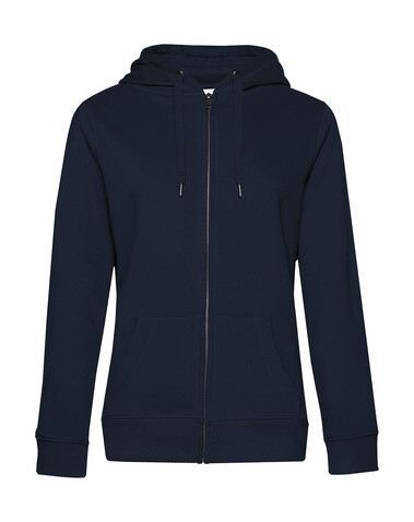 B &amp; C QUEEN Zipped Hood, Navy, M bedrucken, Art.-Nr. 247422004