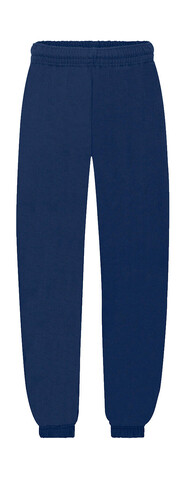 Fruit of the Loom Kids` Classic Elasticated Cuff Jog Pants, Navy, 116 (5-6) bedrucken, Art.-Nr. 248012004