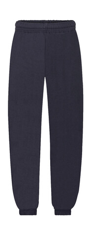 Fruit of the Loom Kids` Classic Elasticated Cuff Jog Pants, Deep Navy, 116 (5-6) bedrucken, Art.-Nr. 248012024