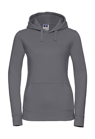 Russell Europe Ladies` Authentic Hooded Sweat, Convoy Grey, XS bedrucken, Art.-Nr. 249001272