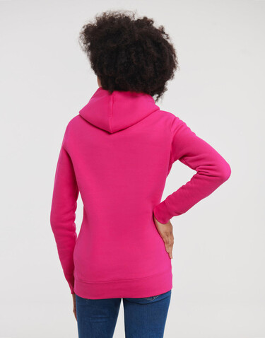 Russell Europe Ladies` Authentic Hooded Sweat, Black, XS bedrucken, Art.-Nr. 249001012