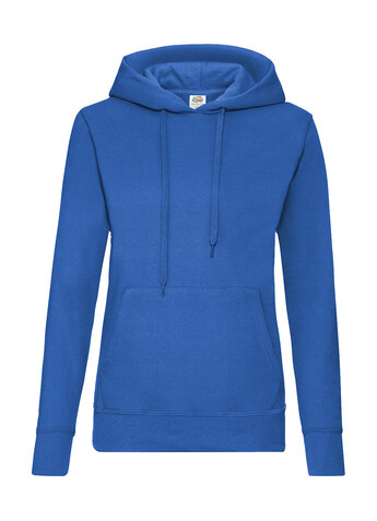 Fruit of the Loom Ladies` Classic Hooded Sweat, Royal, L bedrucken, Art.-Nr. 249013005 Fruit of the Loom Ladies` Classic Hooded Sweat, Royal, L bedrucken, Art.-Nr. 249013005
