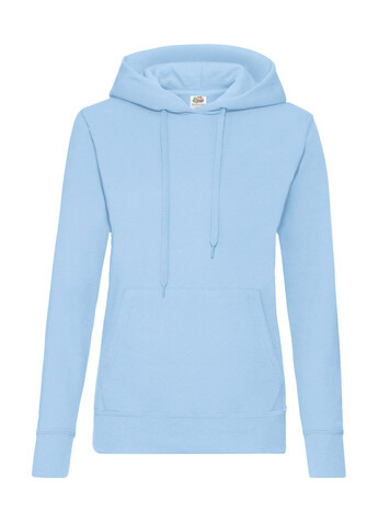 Fruit of the Loom Ladies` Classic Hooded Sweat, Sky Blue, M bedrucken, Art.-Nr. 249013204 Fruit of the Loom Ladies` Classic Hooded Sweat, Sky Blue, M bedrucken, Art.-Nr. 249013204