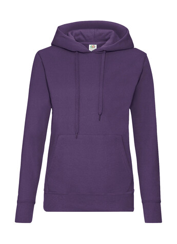 Fruit of the Loom Ladies` Classic Hooded Sweat, Purple, 2XL bedrucken, Art.-Nr. 249013497 Fruit of the Loom Ladies` Classic Hooded Sweat, Purple, 2XL bedrucken, Art.-Nr. 249013497