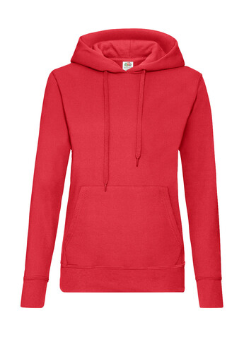 Fruit of the Loom Ladies` Classic Hooded Sweat, Red, M bedrucken, Art.-Nr. 249014004 Fruit of the Loom Ladies` Classic Hooded Sweat, Red, M bedrucken, Art.-Nr. 249014004